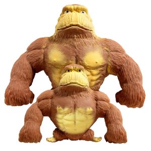 Creative decompression gorilla venting pinch pinch music slow rebound toys stress relief sand molding soft plastic toys